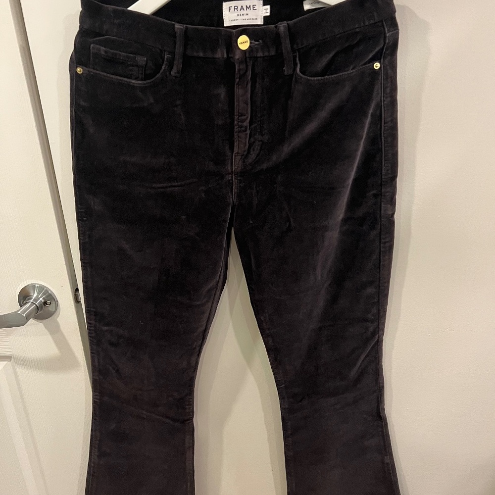 Velvet 5-pocket pants